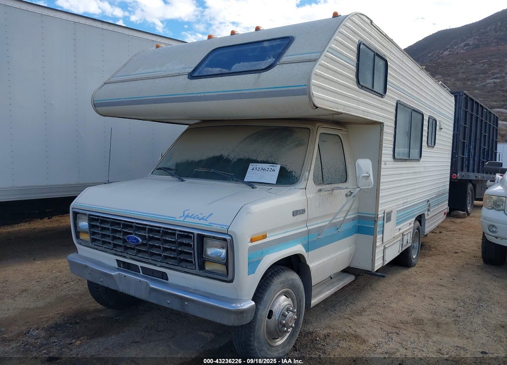 1991 FORD ECONOLINE E350 CUTAWAY VAN VIN: 1FDKE30G9MHA72424