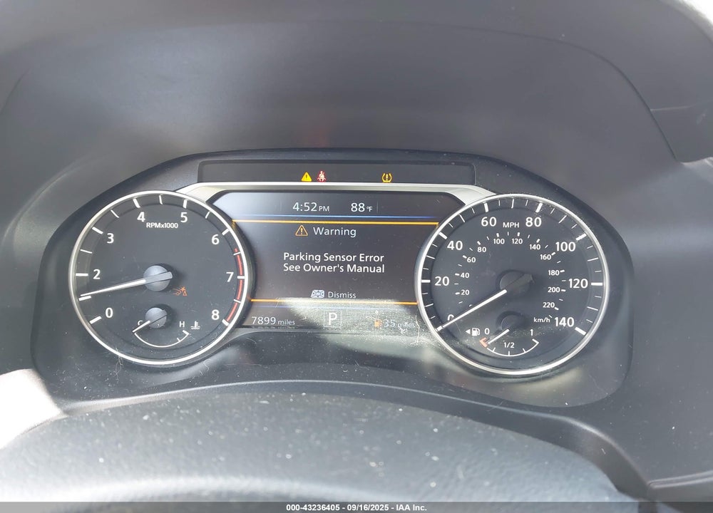 2025 NISSAN ALTIMA SV FWD VIN: 1N4BL4DV4SN390416