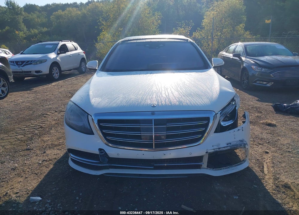 2018 MERCEDES-BENZ S CLASS VIN: WDDUG6EBXJA374384