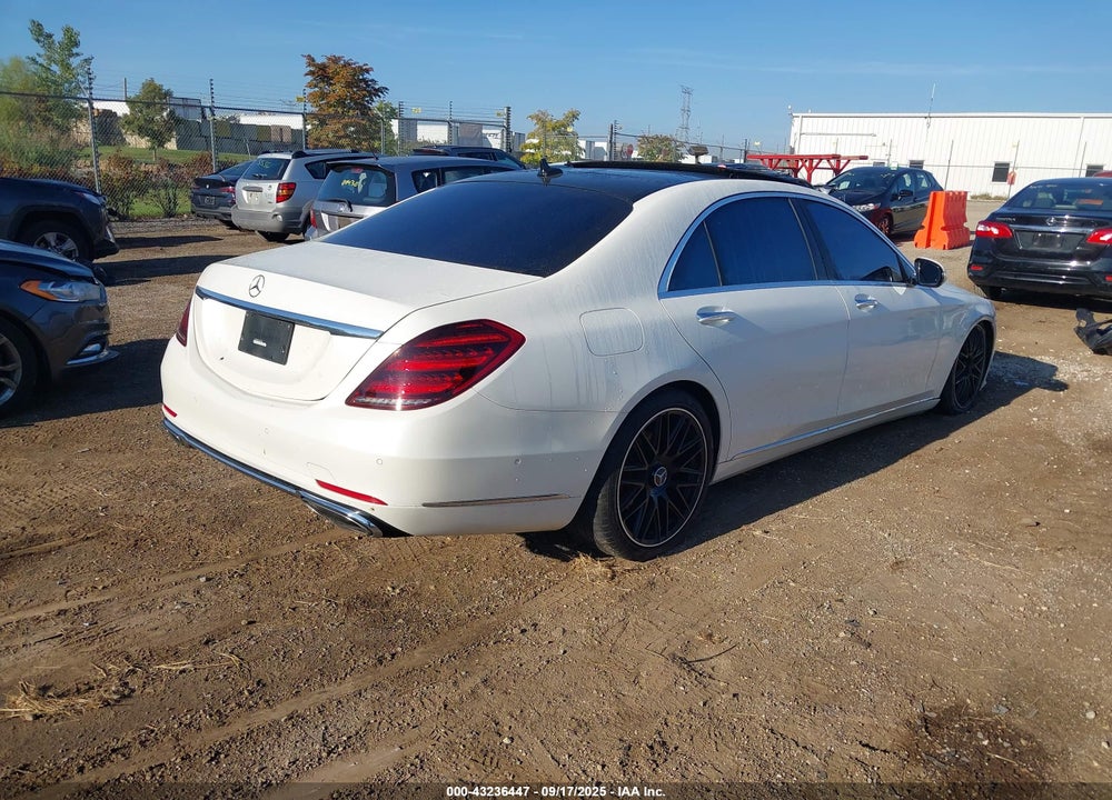 2018 MERCEDES-BENZ S CLASS VIN: WDDUG6EBXJA374384