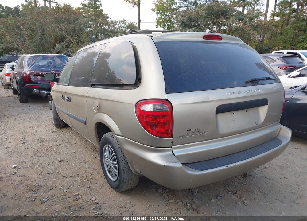 2005 DODGE GRAND CARAVAN SE VIN: 1D4GP24R05B283884