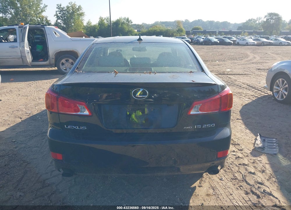 2009 LEXUS IS 250 VIN: JTHCK262892030374