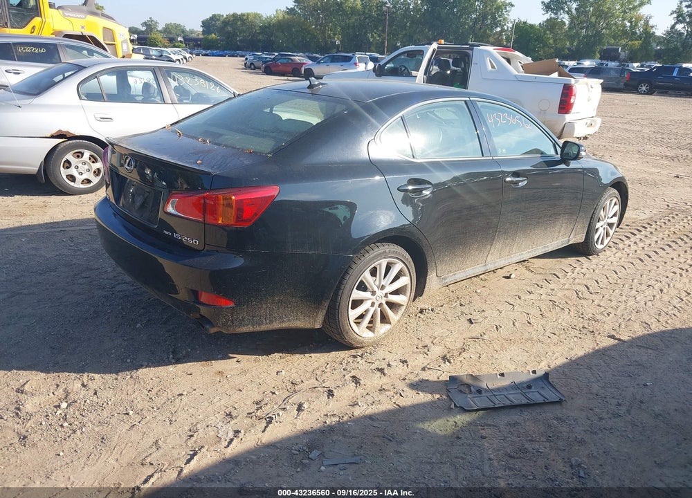 2009 LEXUS IS 250 VIN: JTHCK262892030374