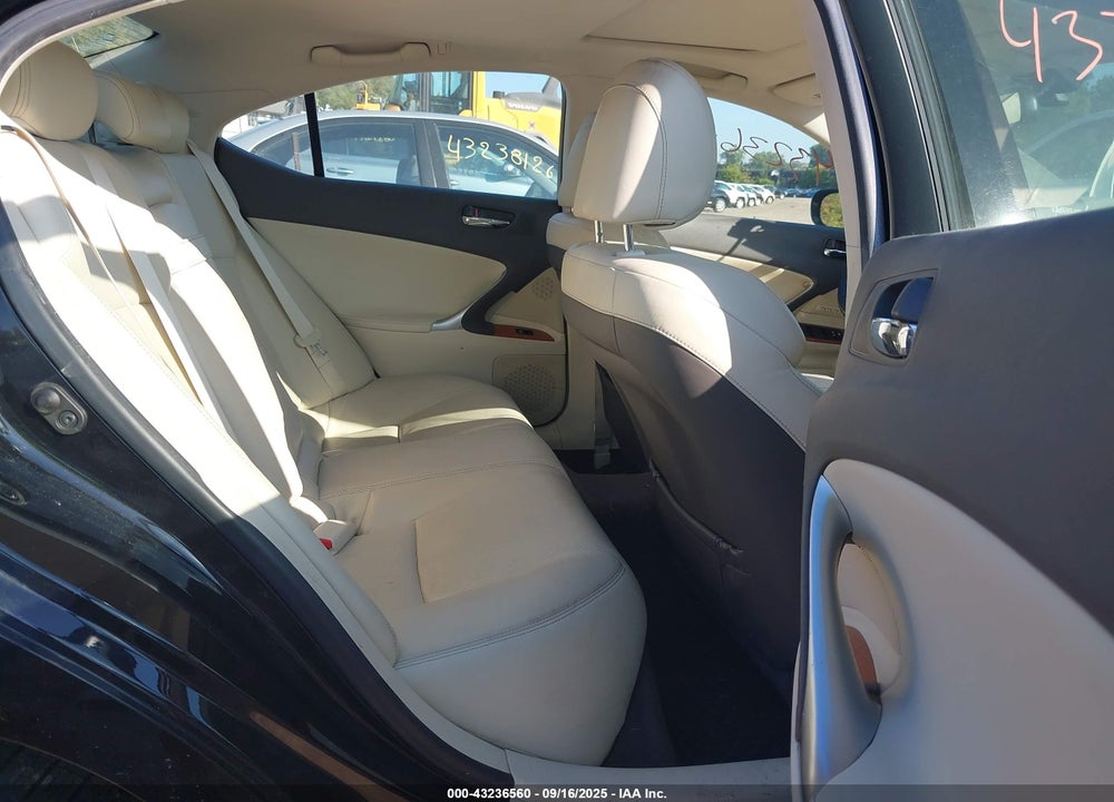 2009 LEXUS IS 250 VIN: JTHCK262892030374