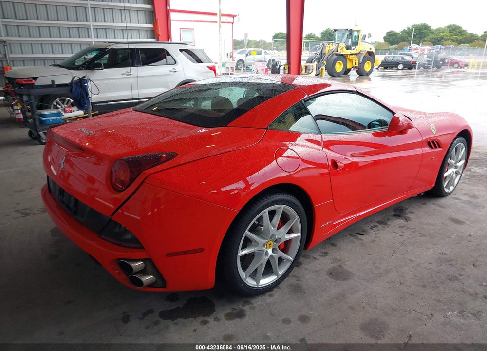 2010 FERRARI CALIFORNIA VIN: ZFF65LJA8A0175717