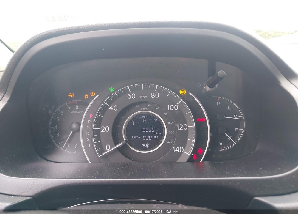 2014 HONDA CR-V EX-L VIN: 2HKRM4H70EH637758