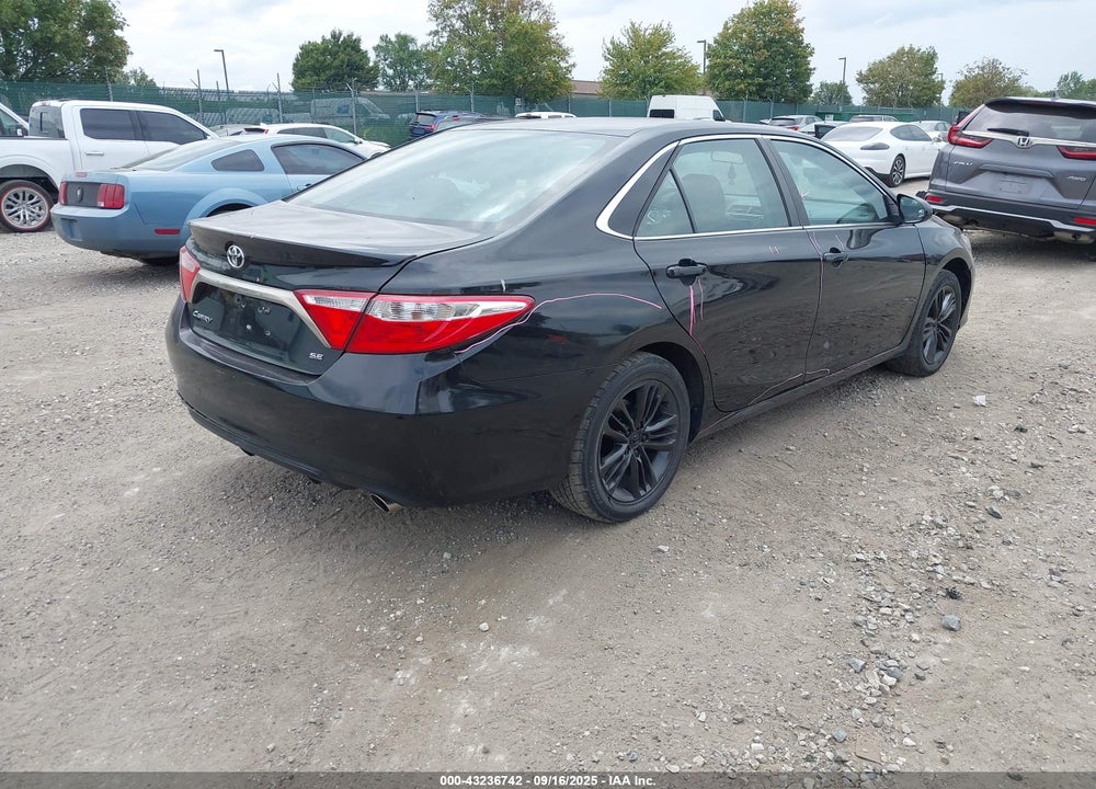 2016 TOYOTA CAMRY SE VIN: 4T1BF1FK6GU187653