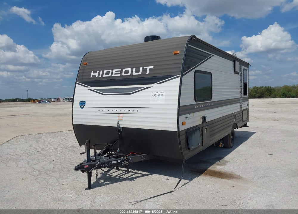 2022 KEYSTONE RV HIDEOUT VIN: 4YDTH1G19NW242250