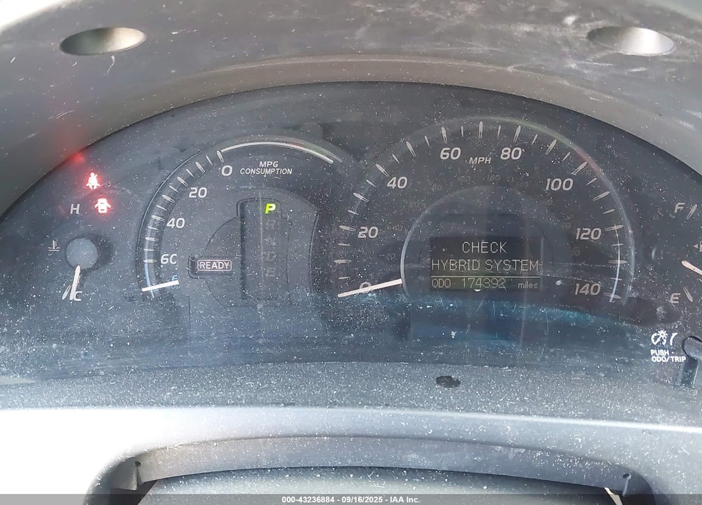 2007 TOYOTA CAMRY HYBRID VIN: 4T1BB46K07U008455
