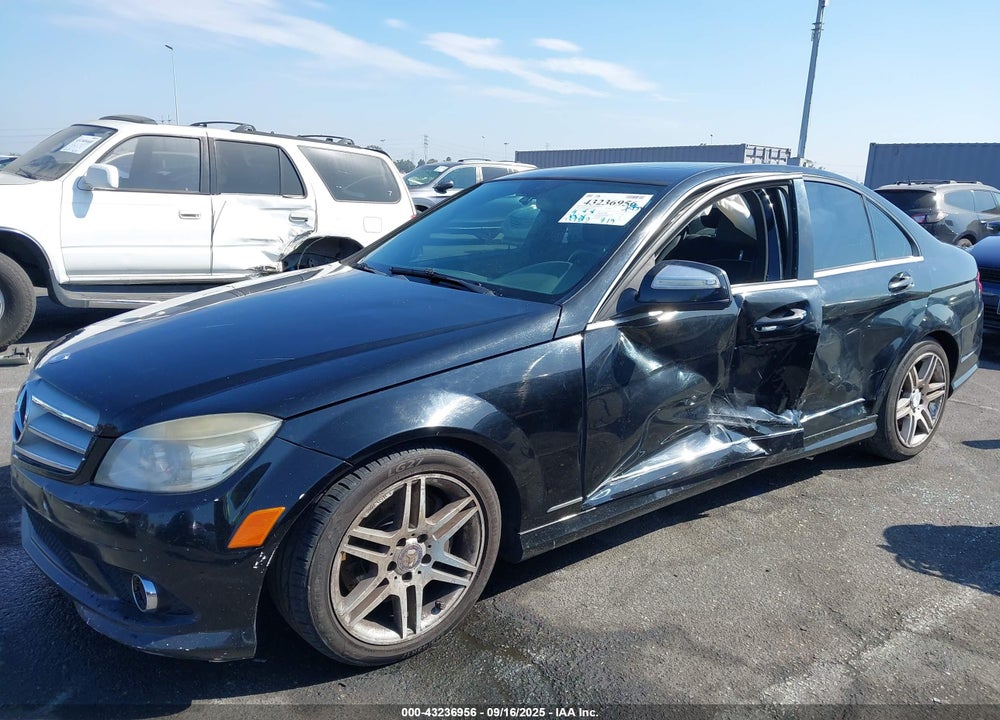 2009 MERCEDES-BENZ C CLASS VIN: WDDGF56X19F210296