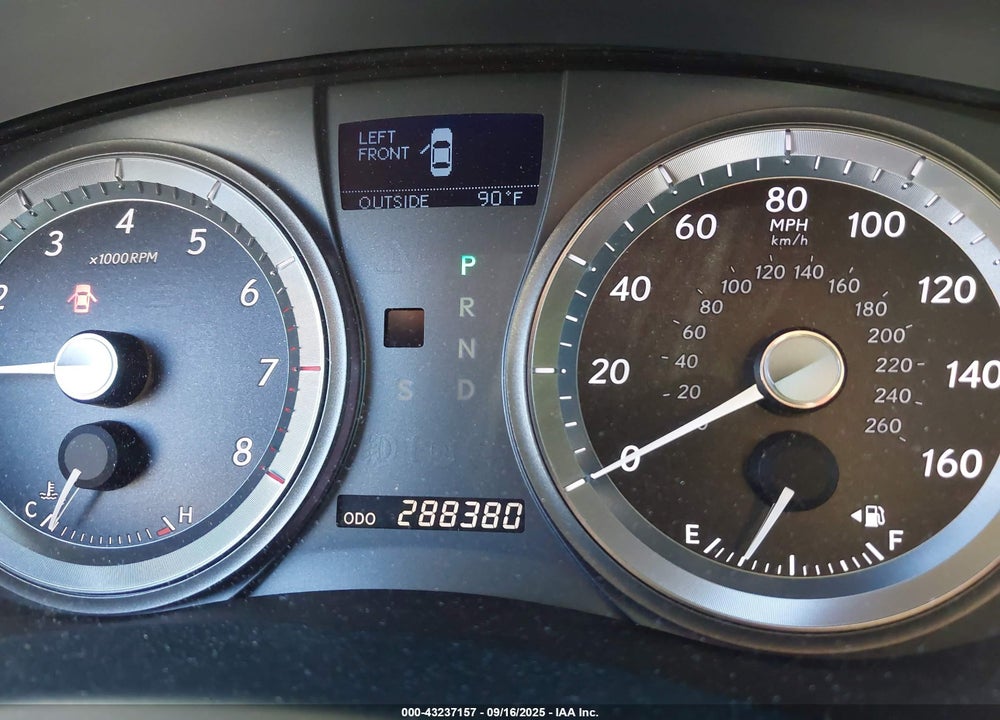 2007 LEXUS ES 350 VIN: JTHBJ46G772013696