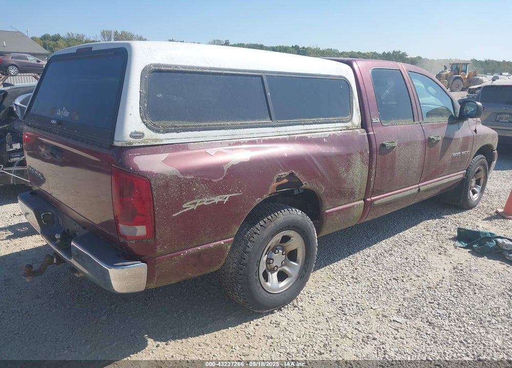 2002 DODGE RAM 1500 ST VIN: 3D7HA18Z72G115028
