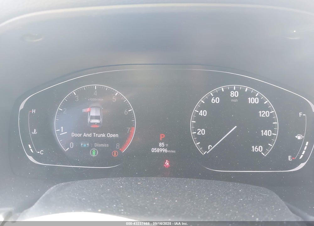 2019 HONDA ACCORD SPORT 2.0T VIN: 1HGCV2F31KA013995