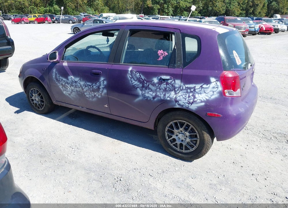 2005 CHEVROLET AVEO LS VIN: KL1TD62635B301905