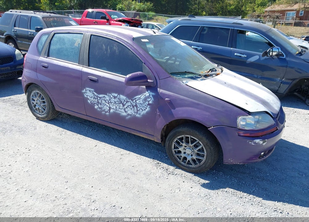 2005 CHEVROLET AVEO LS VIN: KL1TD62635B301905