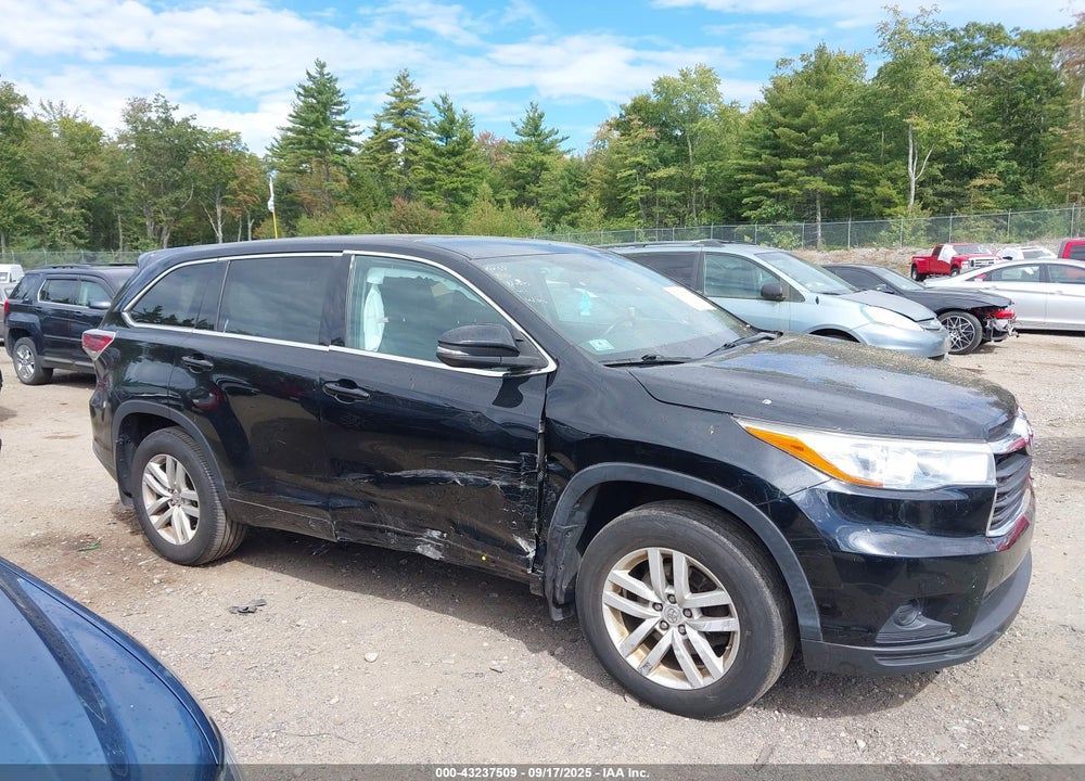 2015 TOYOTA HIGHLANDER LE V6 VIN: 5TDBKRFH9FS175728