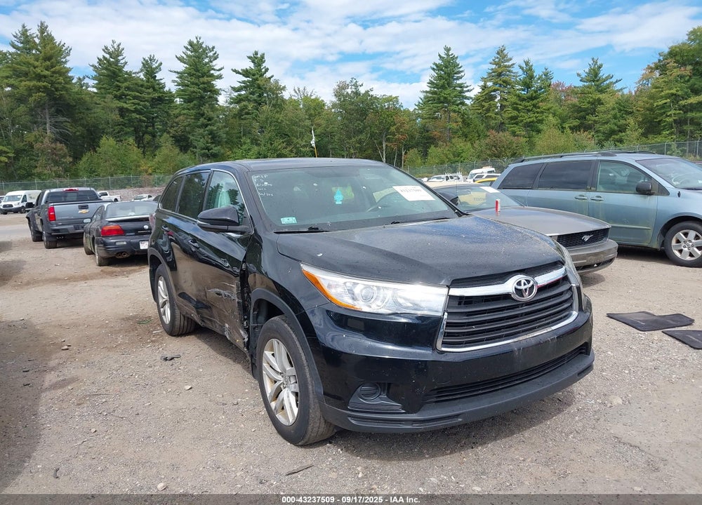 2015 TOYOTA HIGHLANDER LE V6 VIN: 5TDBKRFH9FS175728