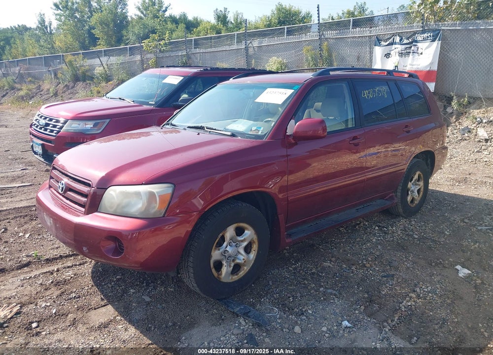 2005 TOYOTA HIGHLANDER VIN: JTEGD21A650117364