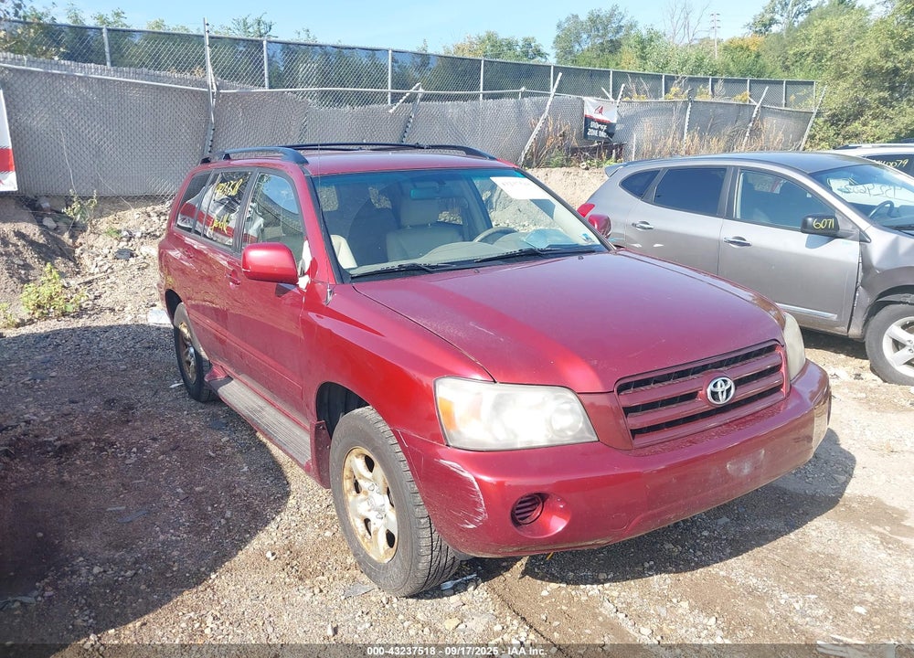 2005 TOYOTA HIGHLANDER VIN: JTEGD21A650117364