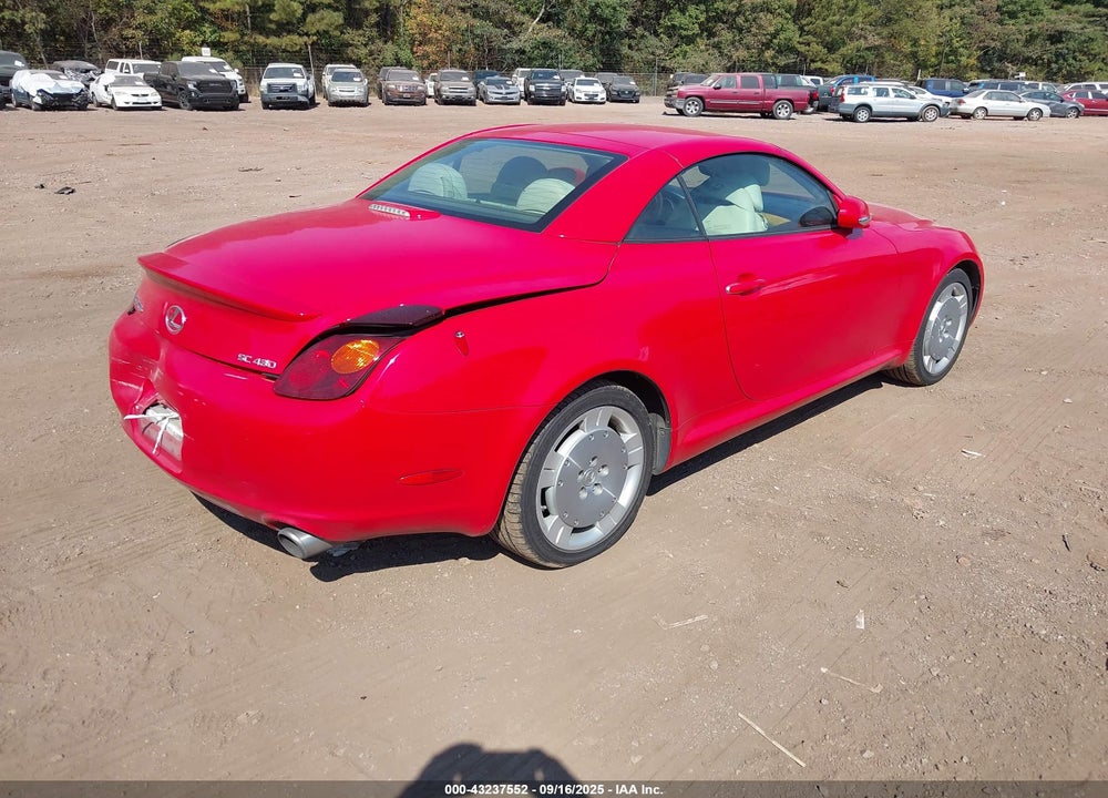 2002 LEXUS SC 430 VIN: JTHFN48Y720034659