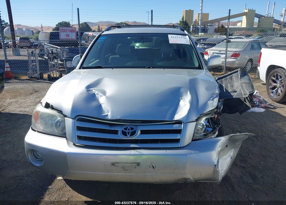 2006 TOYOTA HIGHLANDER V6 VIN: JTEGP21A560101181