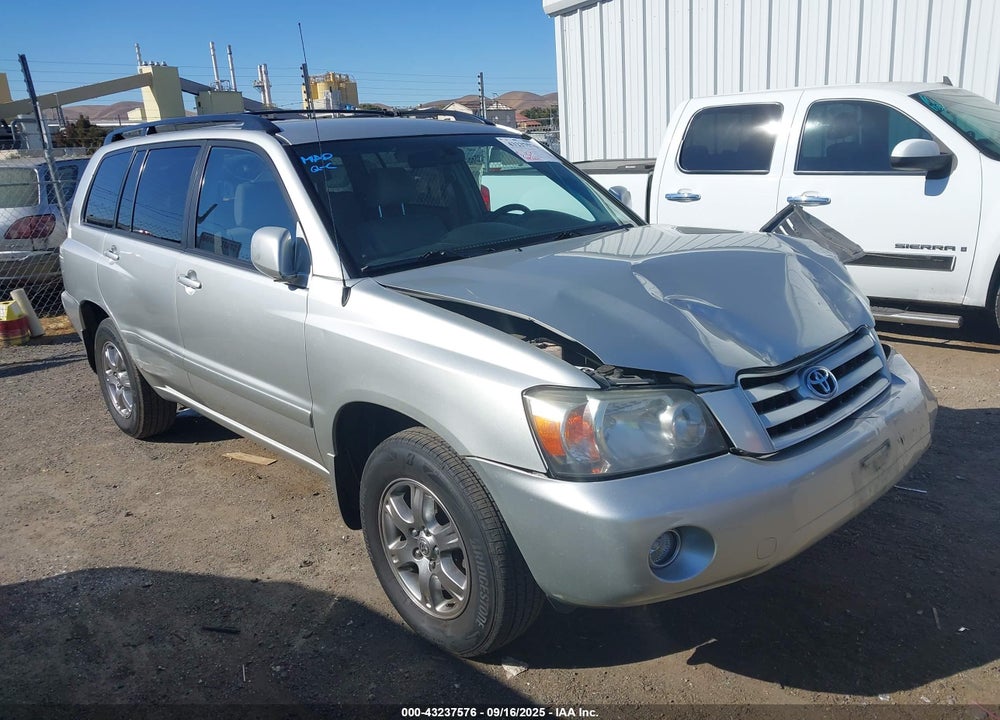 2006 TOYOTA HIGHLANDER V6 VIN: JTEGP21A560101181