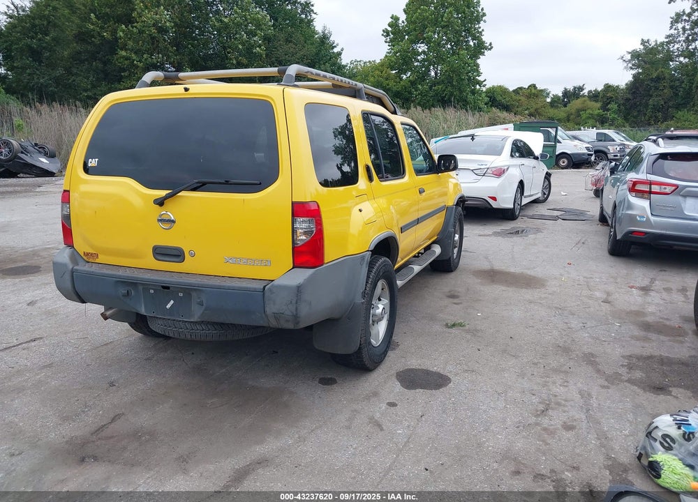 2004 NISSAN XTERRA XE VIN: 5N1ED28Y84C632129