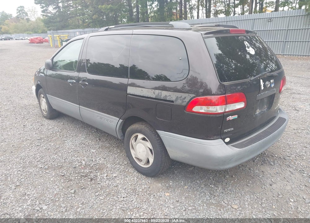 2001 TOYOTA SIENNA LE VIN: 4T3ZF13C81U345260