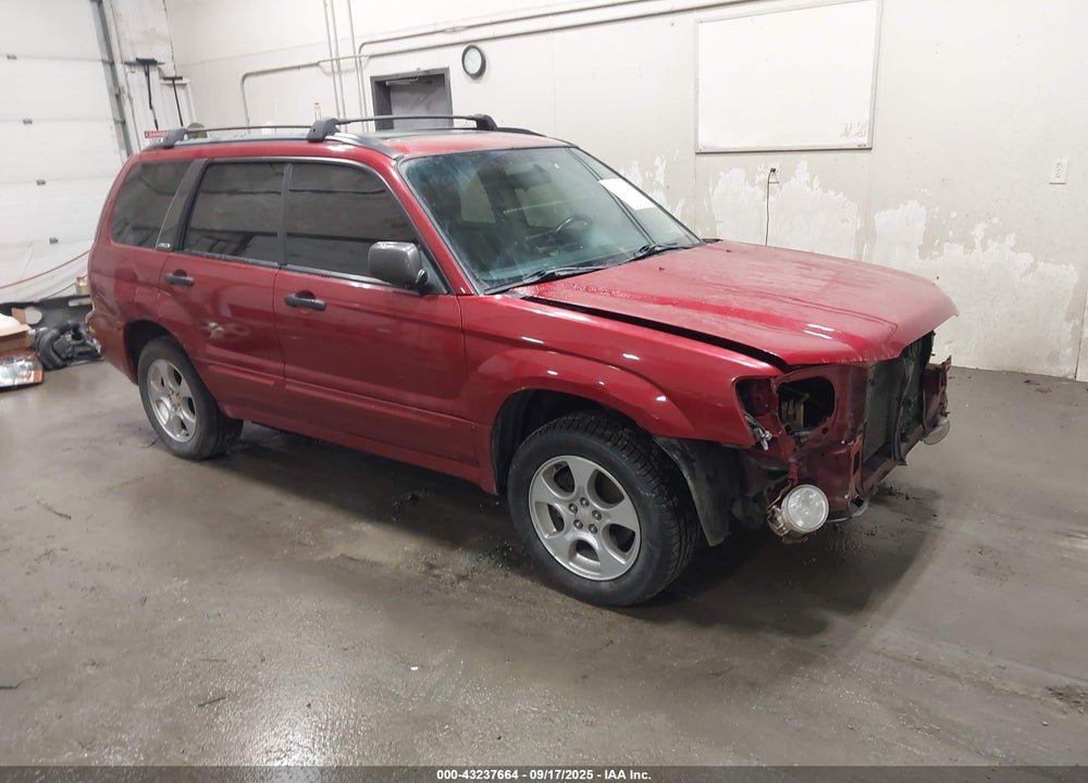 2003 SUBARU FORESTER XS VIN: JF1SG656X3H745841