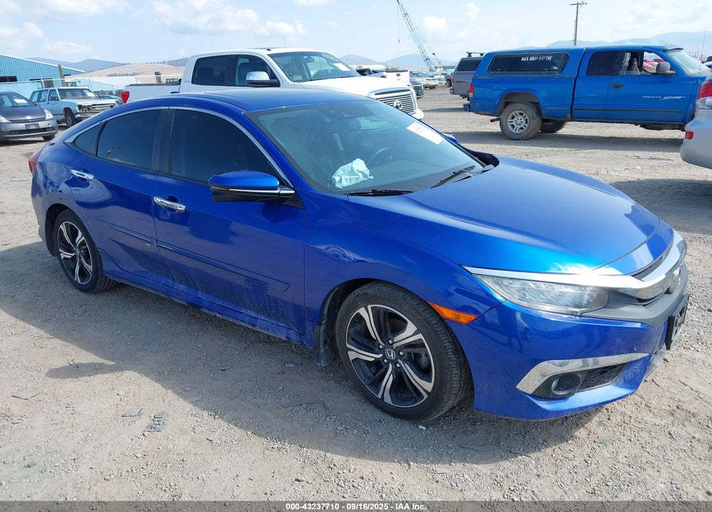 2016 HONDA CIVIC TOURING VIN: 19XFC1F98GE002335