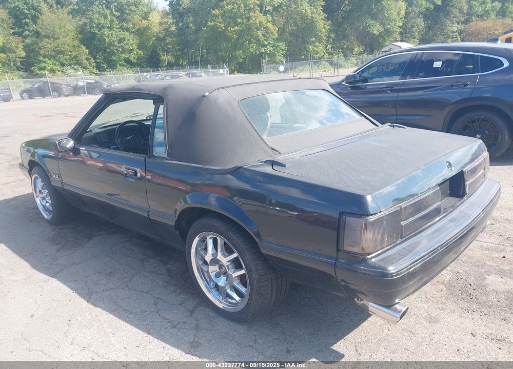1989 FORD MUSTANG LX VIN: 1FABP44E7KF148881