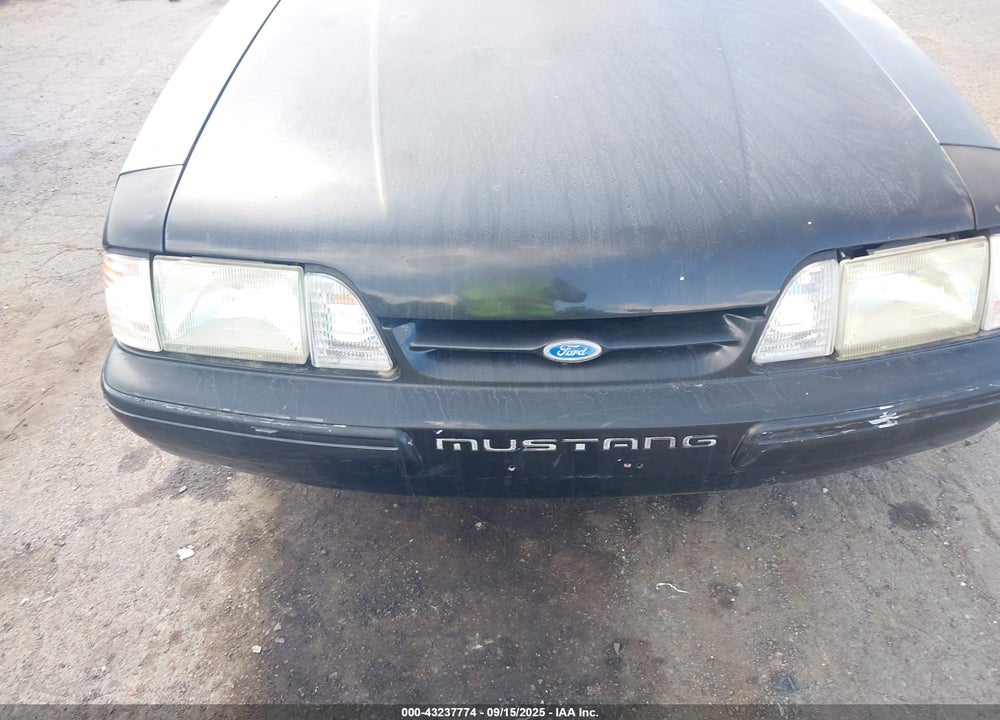 1989 FORD MUSTANG LX VIN: 1FABP44E7KF148881
