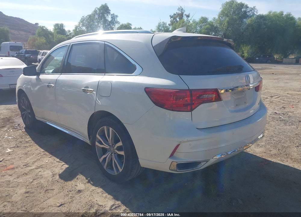 2019 ACURA MDX ADVANCE PKG VIN: 5J8YD4H82KL024053