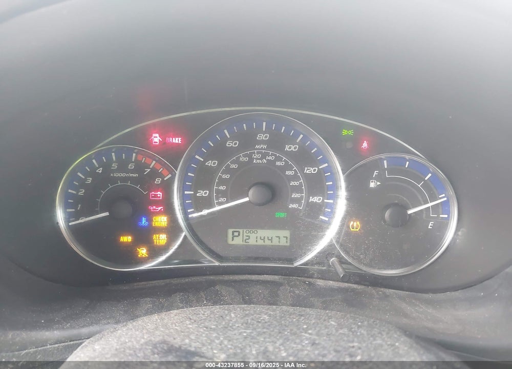 2010 SUBARU FORESTER VIN: JF2SH6AC1AH700336