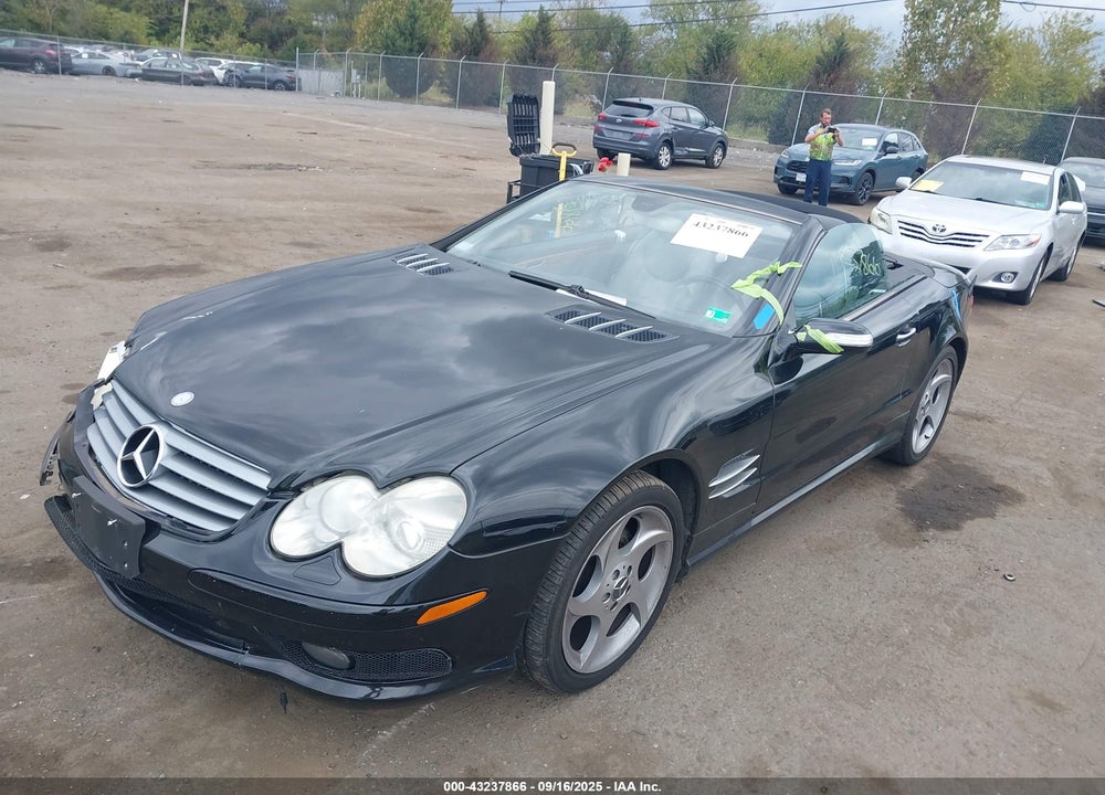 2005 MERCEDES-BENZ SL 500 VIN: WDBSK75F55F101501
