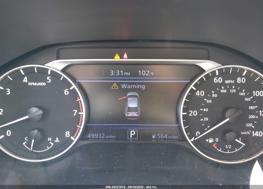 2024 NISSAN ALTIMA VIN: 1N4BL4DV7RN319141