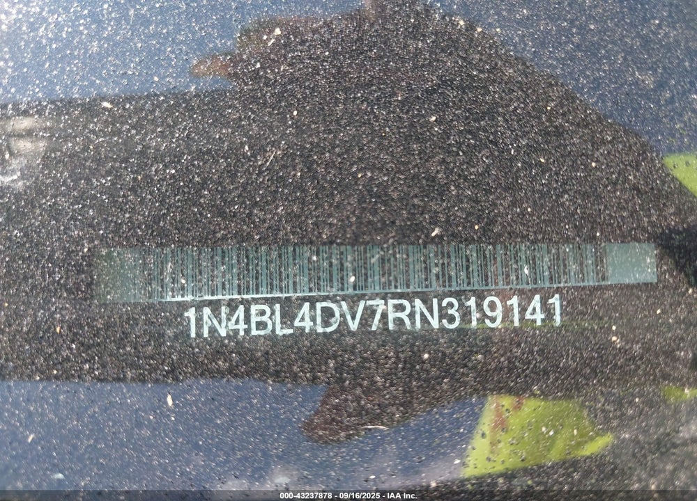 2024 NISSAN ALTIMA VIN: 1N4BL4DV7RN319141