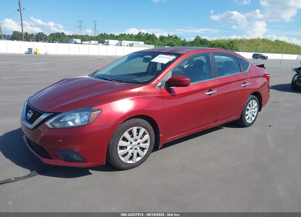 2016 NISSAN SENTRA SV VIN: 3N1AB7AP1GY260560