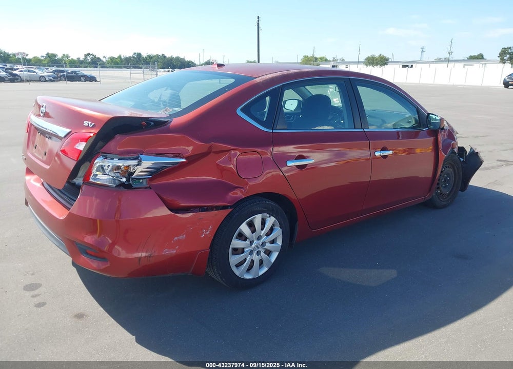 2016 NISSAN SENTRA SV VIN: 3N1AB7AP1GY260560