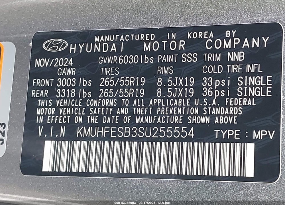 2025 GENESIS GV80 VIN: KMUHFESB3SU255554