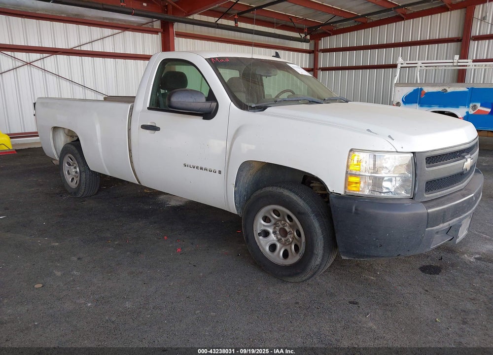 2007 CHEVROLET SILVERADO 1500 WORK TRUCK VIN: 1GCEC140X7Z582191
