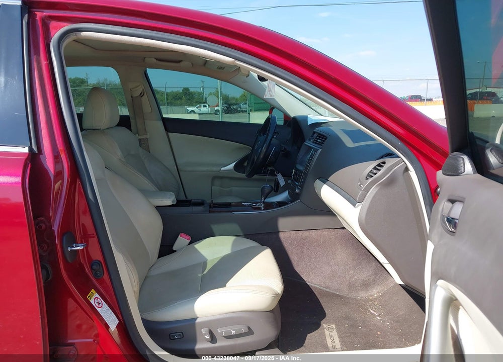2013 LEXUS IS 250 VIN: JTHBF5C27D5187407