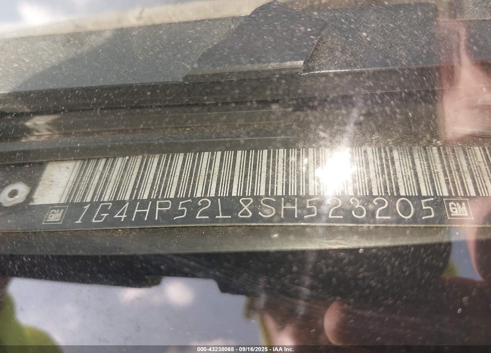 1995 BUICK LESABRE VIN: 1G4HP52L8SH523205