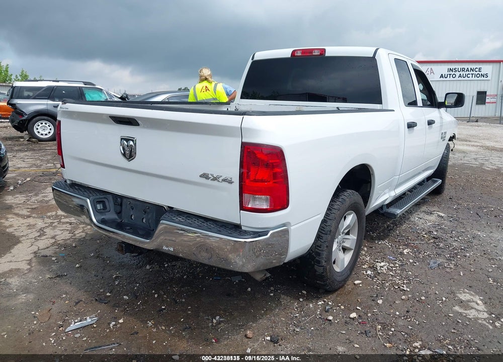 2019 RAM 1500 CLASSIC TRADESMAN 4X4 6'4 BOX VIN: 1C6RR7FTXKS710996