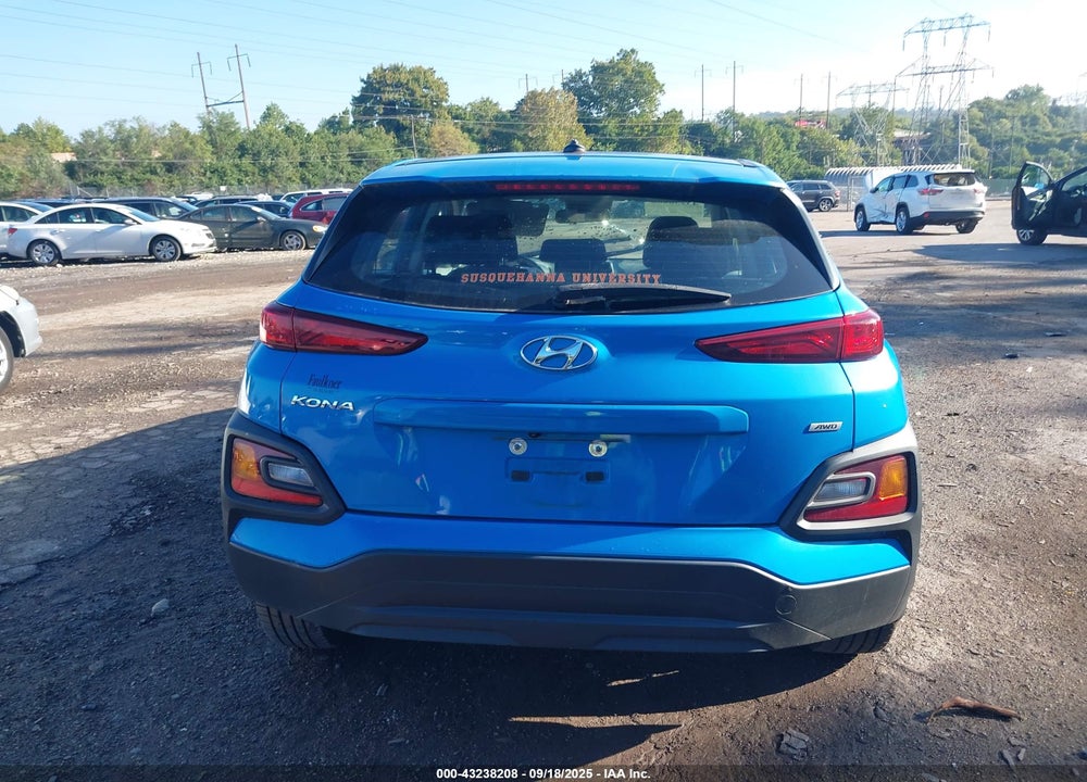2019 HYUNDAI KONA SE VIN: KM8K1CAA7KU302486