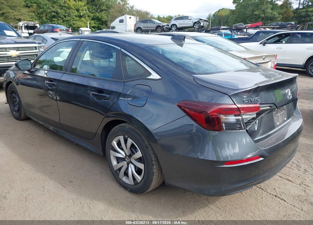 2025 HONDA CIVIC VIN: 2HGFE2F26SH567376
