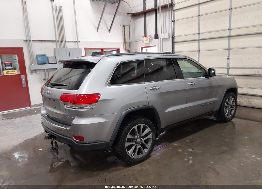 2018 JEEP GRAND CHEROKEE LIMITED 4X4 VIN: 1C4RJFBG3JC274438