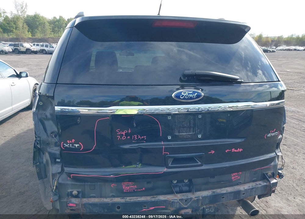 2014 FORD EXPLORER VIN: 1FM5K8D87EGA10971