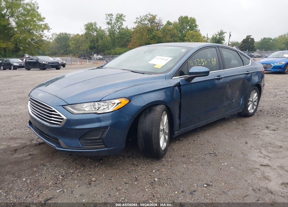 2019 FORD FUSION VIN: 3FA6P0HD7KR172662