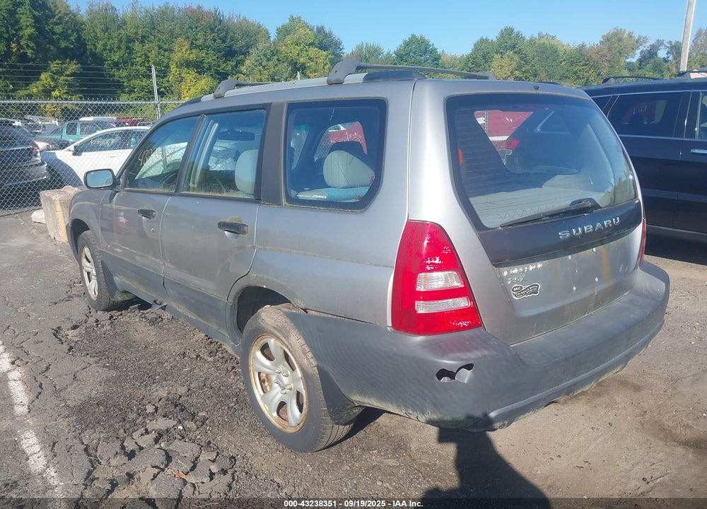 2005 SUBARU FORESTER 2.5X VIN: JF1SG63655H748720
